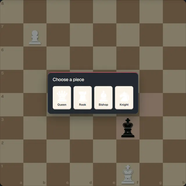 Pawns and promotion